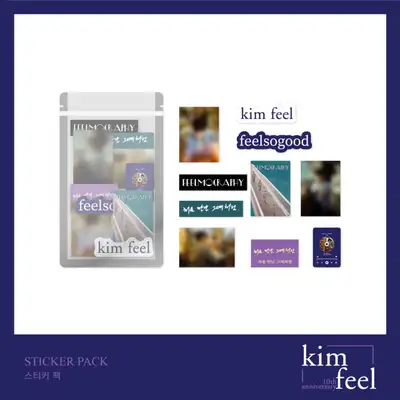 金费 (KIM FEEL) [10周年纪念] 官方周边 - 贴纸包 STICKER PACK