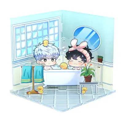 Winter Passes Cherry Blossoms Bubble Bath Acrylic Goods Set / Webtoon Official Merchandise