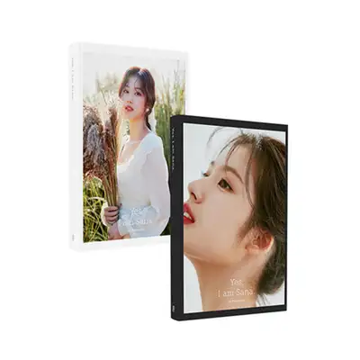 Sana - Photobook [Yes, I am Sana.] 1ST PHOTOBOOK - White ver. (A)