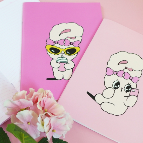 Esther Bunny Saddle-Stitched Notebook