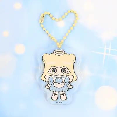 【スリティベリー_LITTY】リティメイド アクリルキーリングチャーム 1種 / イラストグッズ