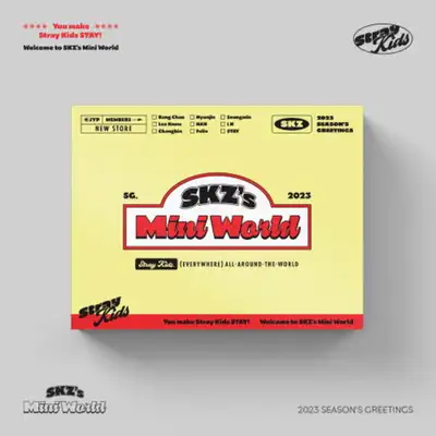 [Bonus Included] Stray Kids - 2023 SEASON'S GREETINGS [SKZ'S Mini World] ** Random 1 of 16 Polaroid Photocards Included