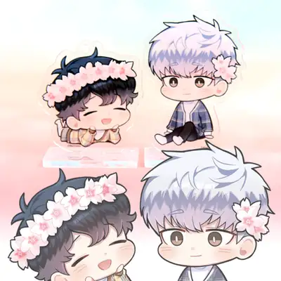 [Winter Beyond Cherry Blossoms] Gyeogji Beot Hae-bom and Tae-sung Acrylic Stand Charm 2-Type Set