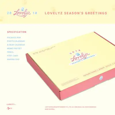Lovelyz(Lovelyz) - 2018 Lovelyz季節問候(2018 LOVELYZ SEASON'S GREETINGS)