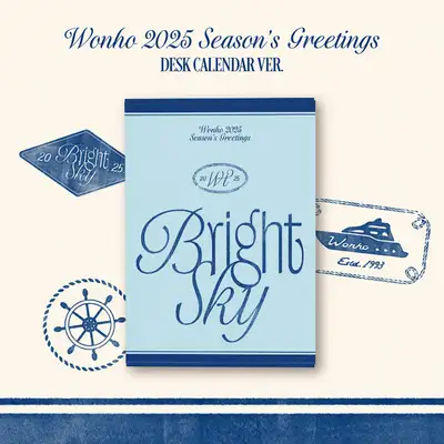 ウォンホ (WONHO) - 2025 Season's Greetings [Bright Sky] (DESK CALENDAR VER.)