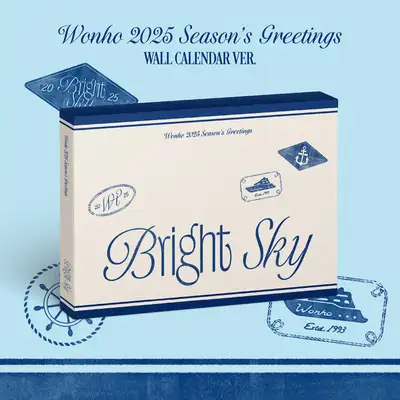 ウォンホ (WONHO) - 2025 シーズンズ グリーティングス [Bright Sky] (ウォールカレンダーVER.)