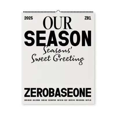 ZEROBASEONE(ゼロベースワン) - 2025 シーズングリーティング [OUR Season] ウォールカレンダー