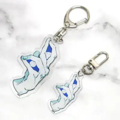 【私たちのカフェのマスターは変だ】ウサイ・ナザル アクリルキーリング 2種 / アクリルグッズ