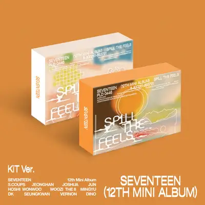 SEVENTEEN - 12thミニアルバム 'SPILL THE FEELS' (KiT Ver.) (ランダム)