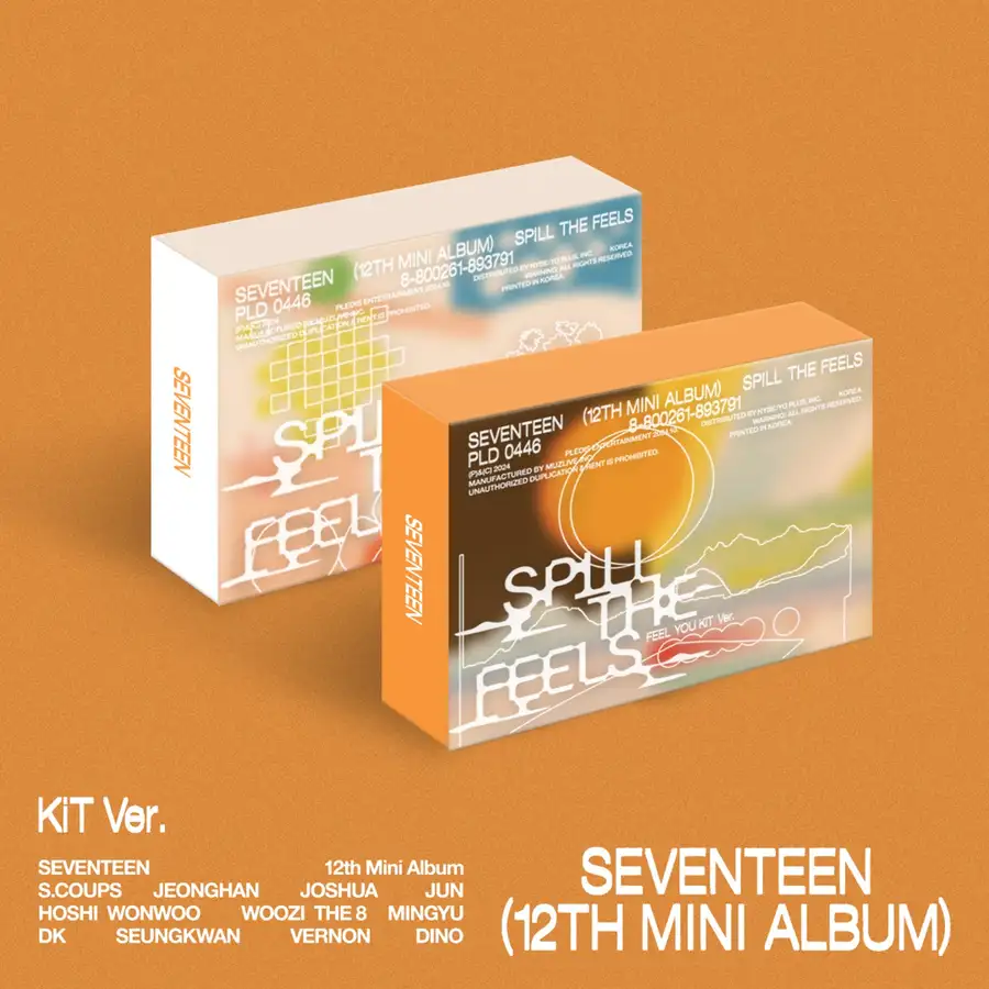 SEVENTEEN - 12th Mini Album 'SPILL THE FEELS' (KiT Ver.) (Random)
