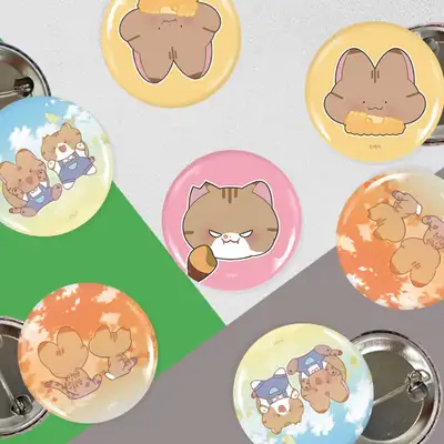 【アオンアオン】かわいくオン！ポイントボタン4種 44mm