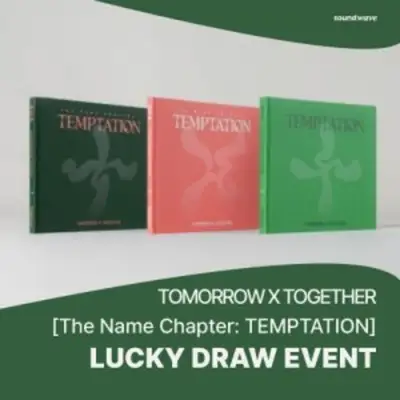 [ラッキードロー]TOMORROW X TOGETHER - [名前の章:TEMPTATION] セット(3枚)購入時ラッキードロー3回+1回
