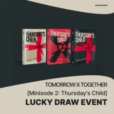 [ラッキードロー] TOMORROW X TOGETHER - [minisode 2: Thursday's Child] (4th ミニアルバム) **セット(3枚)購入時にLUCKY DRAW 3回 + 1回