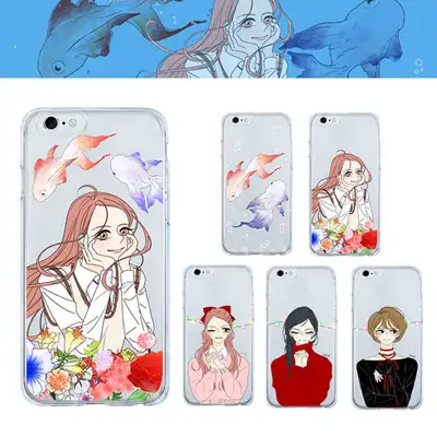 【水槽の花畑】透明ジェリーケース 6種