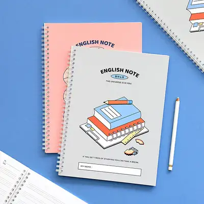【3冊セット】インディゴチルドレン 小学英語ノート - 高学年 学校生活 (4行狭間隔 スプリング)