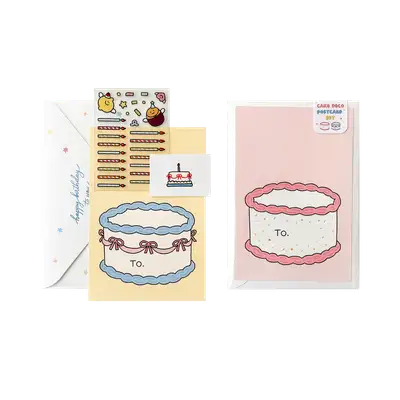 Cake Decorating Postcard Set