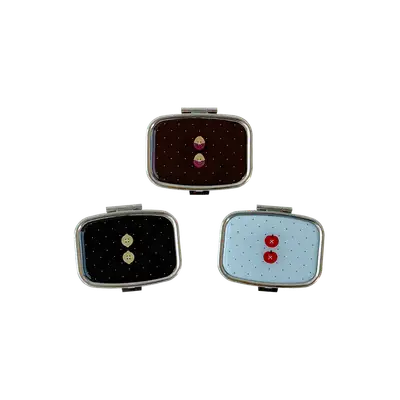 Dot Button Mini Tin Case