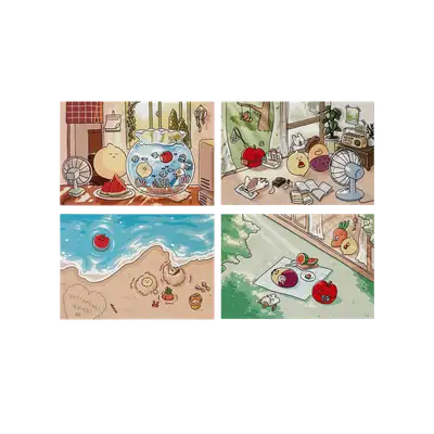 Summer Holiday Postcard