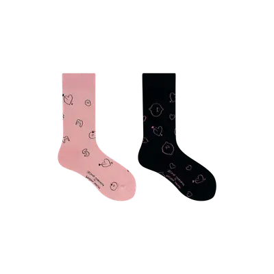 [ Second Morning X Bonjour Marche ] Heart Socks