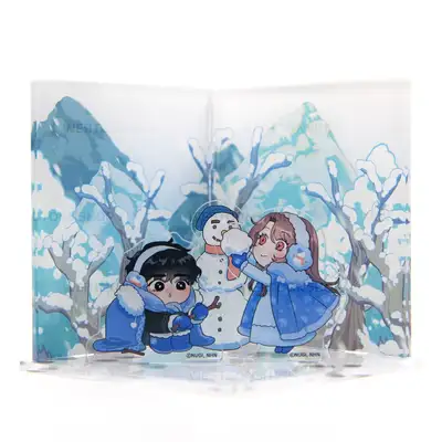 【寒がりな北部大公】（コンセプト）ジオラマアクリル雪山｜ウェブトゥーン グッズ