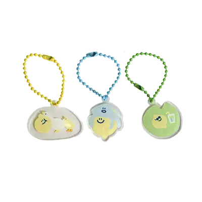 Blue May Acrylic Keyring