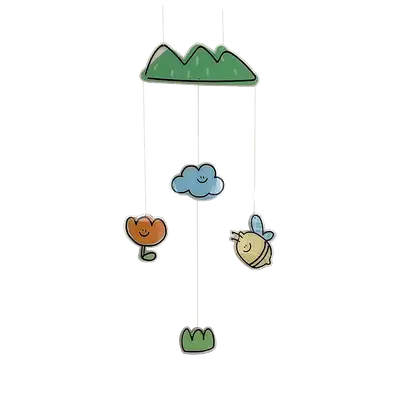 Greenery Day DIY Mobile