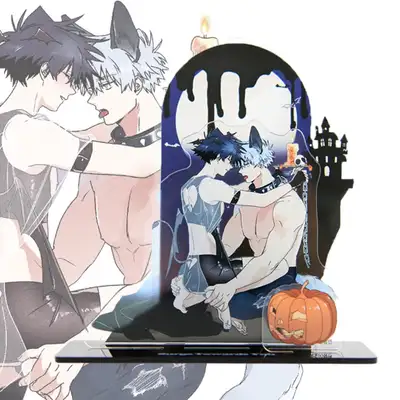 【波を探す君】波探 ハロウィン LD アクリルスタンド 背景ジオラマ セット 1種