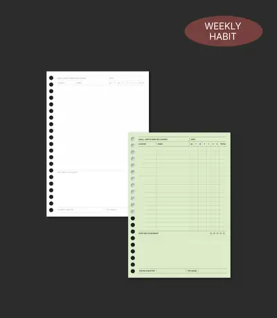 PART, PART. note_weekly habit