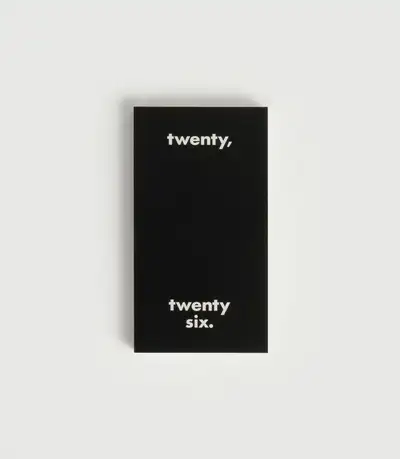 twenty,twenty six_2026_ミニ_ブラック