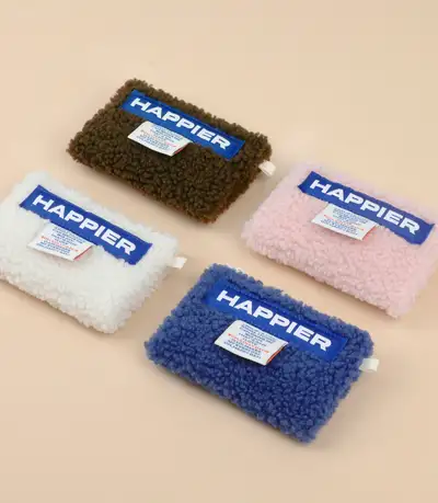 Happier label pouch_S_ブークレ