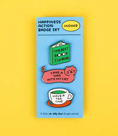 [バッジ] ハピネス アクション バッジセット_INDOOR