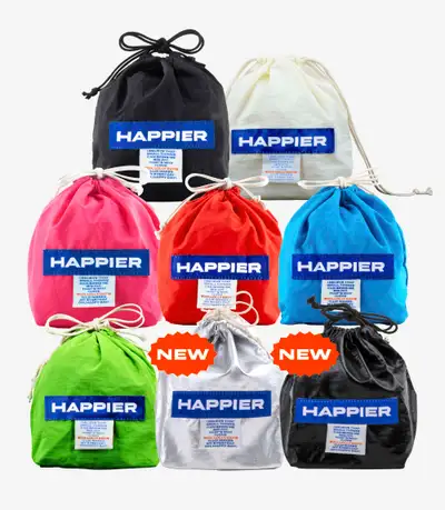 [Pouch] Happier label fortune pouch_S