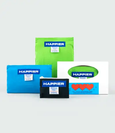 [pouch] Happier Label 化妆包套装
