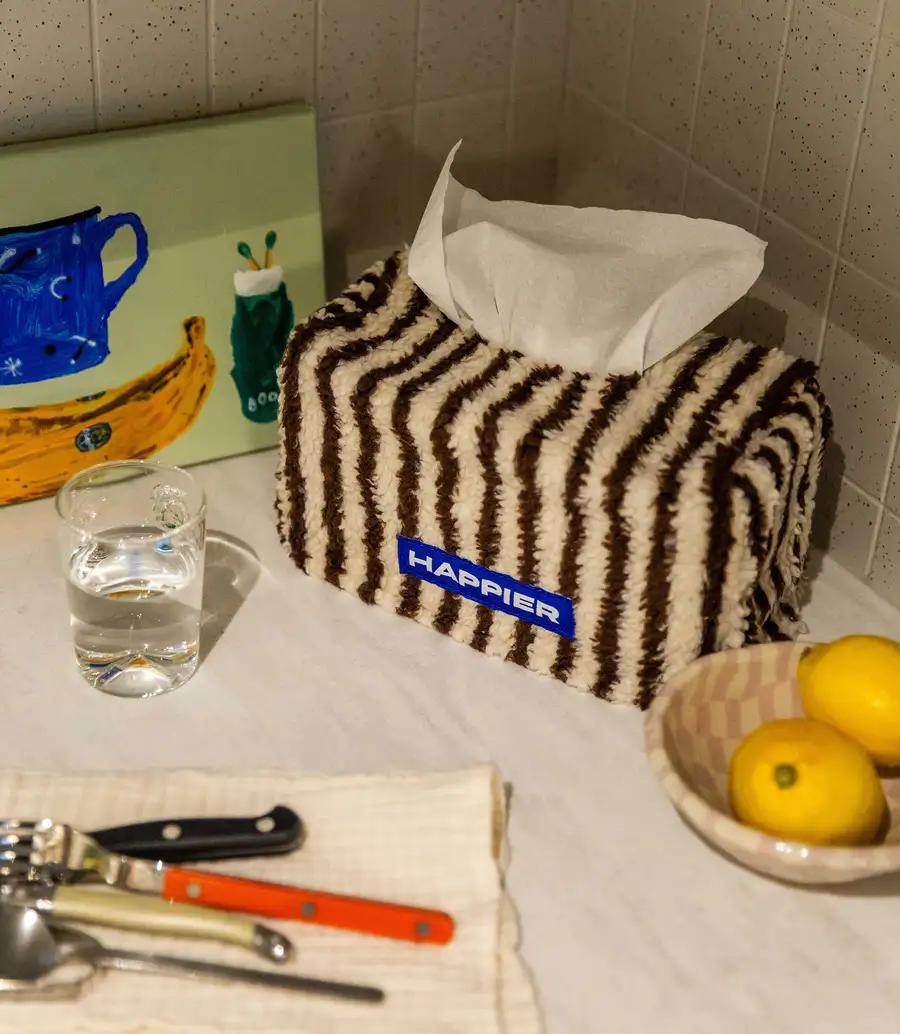 Happier label tissue cover_big — 3