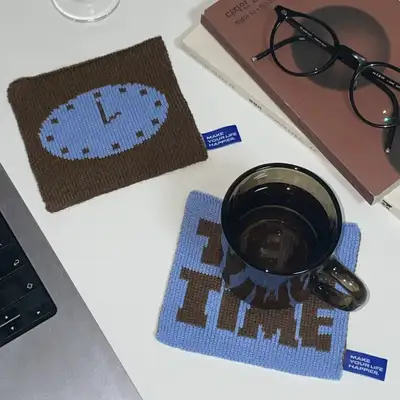 ブルー&ブラウンは私が一番好きな色の組み合わせです。