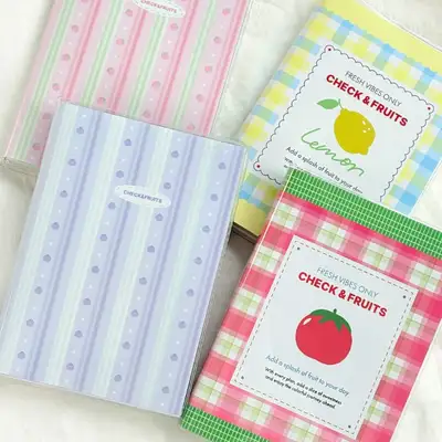 Check and Fruits Perpetual Daily Planner - 6MONTHS