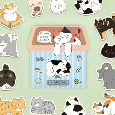 숨숨集 喵咪碎片贴纸