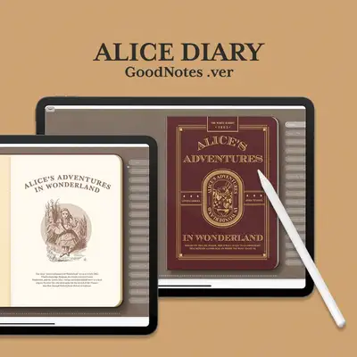 【即时发货】GoodNotes 爱丽丝日记