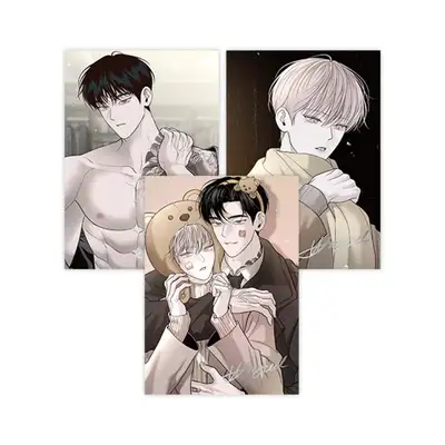ワグル作家展 こぼれた血 A5イラスト色紙セット(3種)