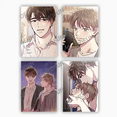 モジュ作家展 - 家族になる方法 A5イラスト色紙セット 4種