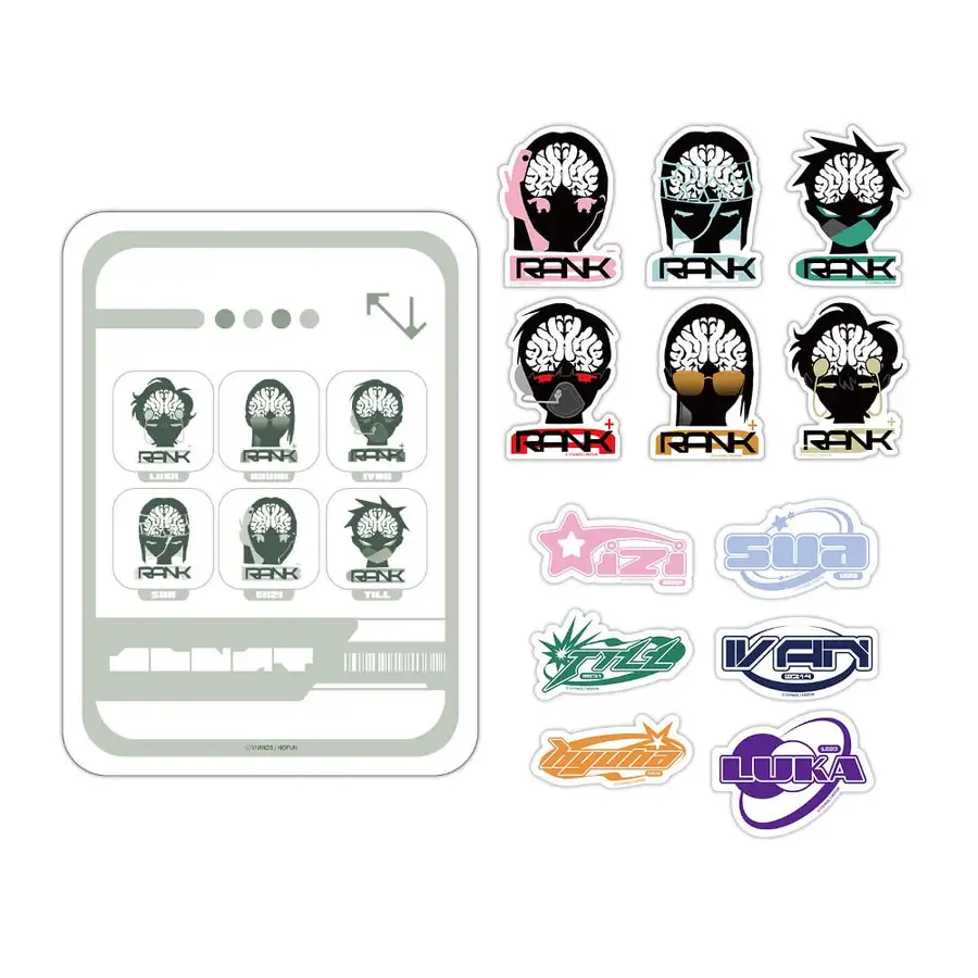 エイリアンステージ ANAKT GARDEN COLLECTION ティンケース+ステッカー 12種セット