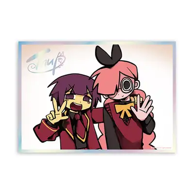 トゥネプ ホログラム サイン色紙