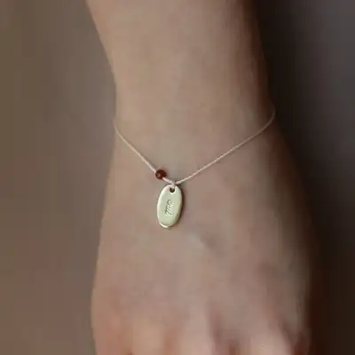 OUI BRACELET love letter . pearl oyster Bracelet