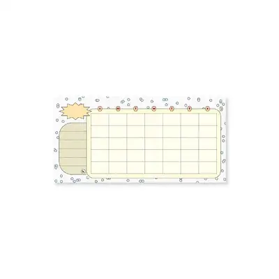 happy monthly memo pad