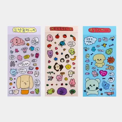 Seal Sticker Set of 3