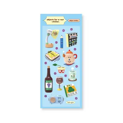 Objects for a Rest Sticker