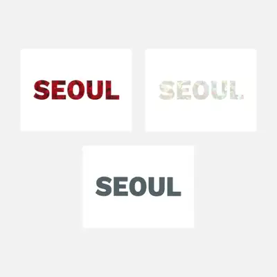 Message Card - Seoul 3color