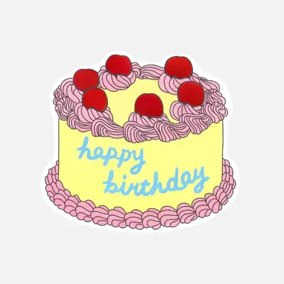 Cake Card - Strawberry Cream Banana
