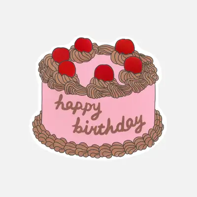 Cake Card - Chocolate Cream Strawberry