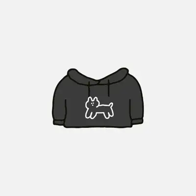 Ssosso Doll Outfit PUPPY BLACK